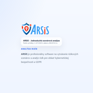 ARSiS - Scenárová analýza rizík